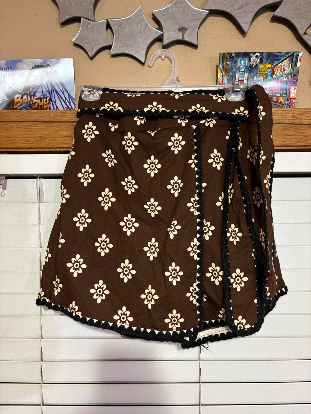 NWOT Floral Skort With Tie